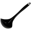 Chef Craft Basic Melamine Cooking Ladle, 10.5 inch, Black