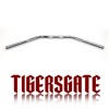 TIGERSGATE 1 inch Chrome Dimpled Simple Fat Drag Bars Compatible