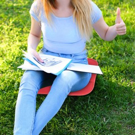 QUINTRA Outdoor Travel Camping Mat, Thickened Foldable Seat Mat, Picnic Mat, Single Floor Mat, Survival Harness, a, One Size