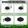 10pcs Sprinkler Rubber Head Caps Compatible with Hunter PGP Rotor,
