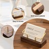 Business Card Holder for Desk, Display Stand Postcard Holder for