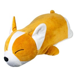 Go! Games Snoozimals Corgi Plush Pillow Toy - Soft, Huggable, and Durable Plushie Stuffed Animal for All Ages - 20 in