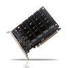 M.2 NVME-PCIE X16 Adapter Card PH44 4 Port M Key