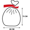 Müllbeutel, transparent, 50 l x 50 m, Müllbeutel, 50 l,