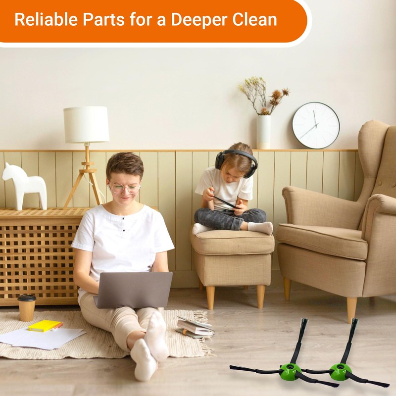Black Side Brush Compatible for iRobot Roomba J7 J7+ J9
