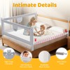 omzer Bed Rail for Toddlers - 3 Sides Safety Baby