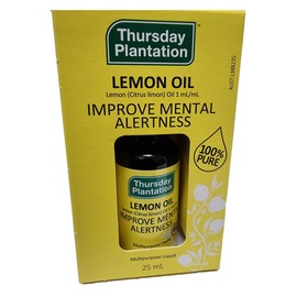Thursday Plantation Lemon Oil Improve Mental Alertness 100% Pure 25mL