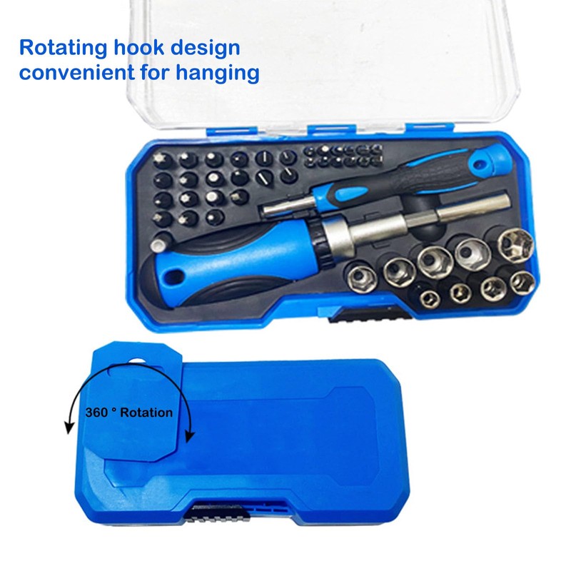 44 in 1 Magnetic Screwdriver Set, Multi Screwdriver Socket Bit