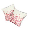 Valentines Day Pillow Covers 18x18 Inch Pink Love Heart Throw