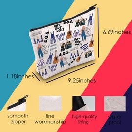 Mamma Cosmetic Bag Mamma Musical Fans Gift Mamma Musical Theatre Gift Mamma Merch (DOT Bag)