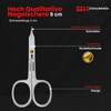 SK STAHLWAREN Premium Combination Scissors for Cutting Nails and Skin