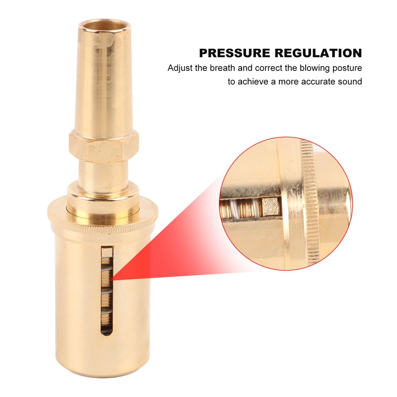 Trombone Pressure Relief Valve Brass Mouth Strength Trainer Wind Instrument