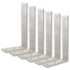 Floating Shelf Bracket Stainless Steel 12 Inch, 6 Pack Heavy