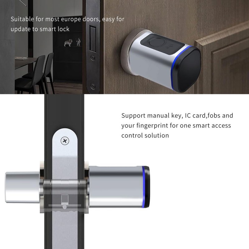 Intelligent Door Locks Fingerprint IC Card Key Cell Phone Application