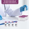 Threlaco 20 Pcs 3ml Sealed Sterile Empty Vials with Self