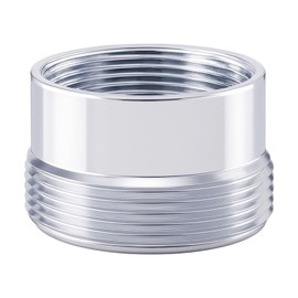 XNTONG Faucet Aerator Adapter - M18 Female to M22 Male Adapter, Chrome Brass Faucet Adapter, for Kitchen and Bathroom Faucet Adapter Kit Connection (F18-M22)