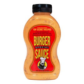 Todd Wilbur's Top Secret Burger Special Sauce (Compare to Big Mac® Sauce) - Use on Burgers, Sandwiches, and Wraps - MSG & Gluten-Free, 11 Oz