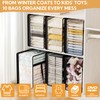 10 Pack 40L Clear Storage Bags - Heavy Duty Vinyl