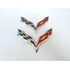 GM For 2014-2019 Corvette C7 Chrome Black Front & Rear