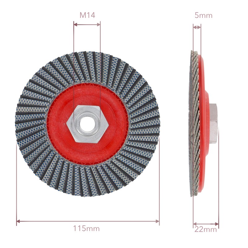 PRODIAMANT Fan Diamond PDS Sanding Discs 115 m Tiles &