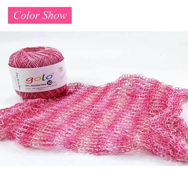 golo Crochet Thread Size10 Yarn for Hand Knitting Lace Thread