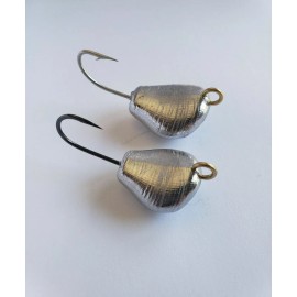 Hurst Tackle Supply 5PK Tog Blackfish Jig Unpainted, Tautog jig, sheepshead jig  - 1oz