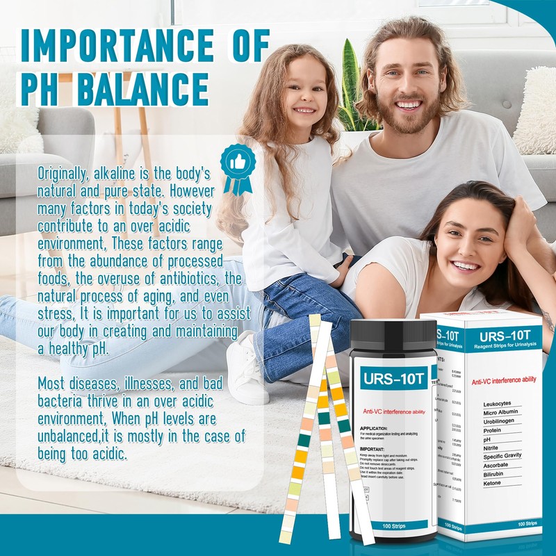Urine Test Strips URS 10-in-1,10 Parameters UTI Test Strips,Ketone Test