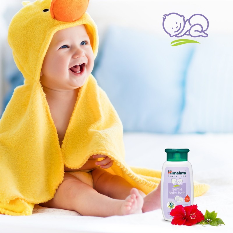 Himalaya Gentle Baby Bath, Baby Wash, Free-From Parabens, SLS/SLES and