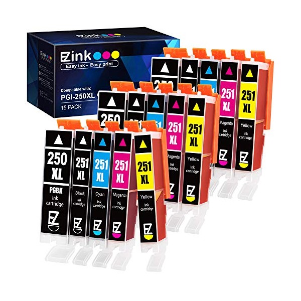 E-Z Ink (TM) Compatible Ink Cartridge Replacement for Canon PGI-250XL