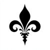 Reusable Fleur De Lis Stencil, 8.5x11 Inches, Durable Plastic, Ideal