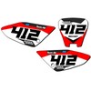 2004-2013 CRF 70 SG63 Custom MX Number Plates Senge Graphics