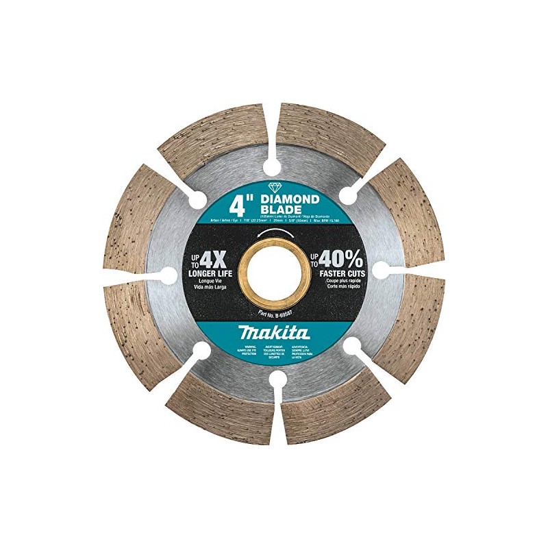 Makita B-69587 4" Diamond Blade, Segmented, General Purpose