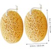 TOPPERFUN Esponjas Exfoliantes para Baño 2 Piezas, Esponja Corporal Diseño