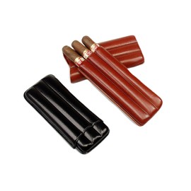 MONTECRISTO N.3 Cigar Case 3 fingers (Black)