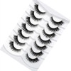 Pooplunch False Eyelashes Fluffy Cat Eye Look Natural Volume Wispy