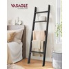VASAGLE Blanket Ladder Decorative Farmhouse for The Living Room, 5-Tier