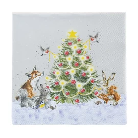 Wrendale Designs - 'Oh Christmas Tree' Lunch Napkin