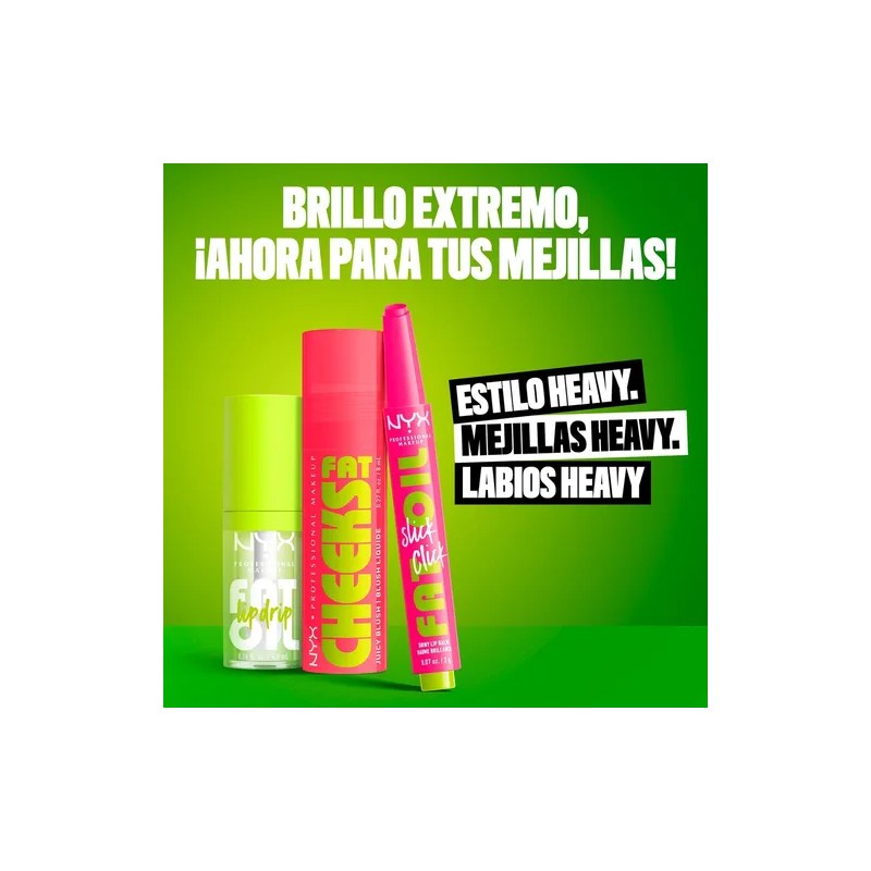 Nyx Professional Makeup, Fat Cheeks Blush Rubor Líquido Fig Fizz