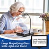 Magnifying Glass with Light and Stand 50 Ultra-Bright LEDs Full