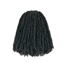 GIX Micro Kinky Twist Crochet Hair - 10 Inch 8 Packs Natural Black Mini Spring Passion Twist Crochet Braids For Black Women Synthetic Braiding Hair Extensions (10 Inch, 1B-8P)