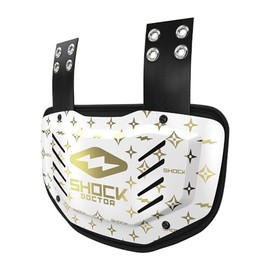 Shock Doctor SD30910-90071-OSFA Showtime Back Plate White/Gold Lux OSFA