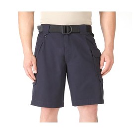 5.11 Tactical Cargo Shorts for Men, Casual Cotton Canvas, 9", Fire Navy, 44, Style 73285ABR