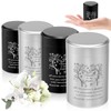 4Pcs Small Urns for Human Ashes Aluminium Alloy Mini Cremation