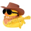 Patito Vaquero(need to assemble)-cowboy rubber duck: cool cartoon car Duck