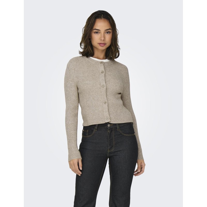 ONLY Female Cardigan ONLKATIA Cardigan, Mocha Meringue, S