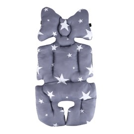 Baby Pushchair Seat Liners Baby Stroller Cushion Pram Liner Universal Stroller Cushion Seat Pad Soft Thicken Stroller Soft Cotton Insert with Mattress Stroller Seat Liner with Body and Head Support