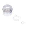 Ball Stand, Acrylic Display Stand, Clear Ring Baseball Stand Plastic