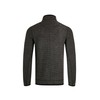 Weird Fish Rossten Eco Full Zip Grid Fleece Washed Black