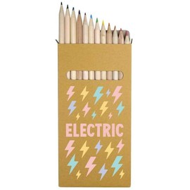 Azeeda 12 x 'Electric' Long 178mm Coloured Pencils/Pencil Set (PE00076945)