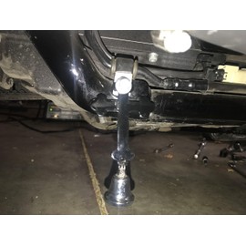 Gloss Black Cross Bell Hanger/Mount for Motorcycle Bolt & Ring Included fits all bikes Road King Street Glide Harley Davidson (No Bell)